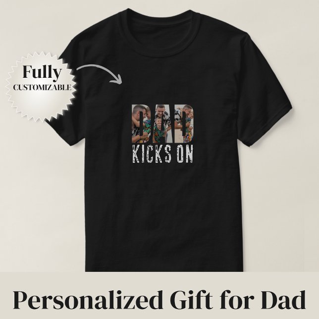Camiseta Pai Continua Em Frente (Dad Kicks On T-Shirt)