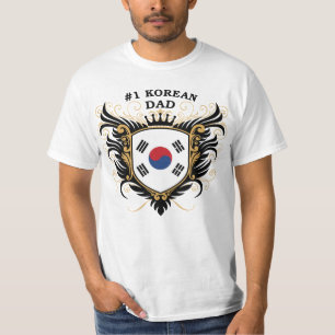 Camiseta Pai coreano do número um