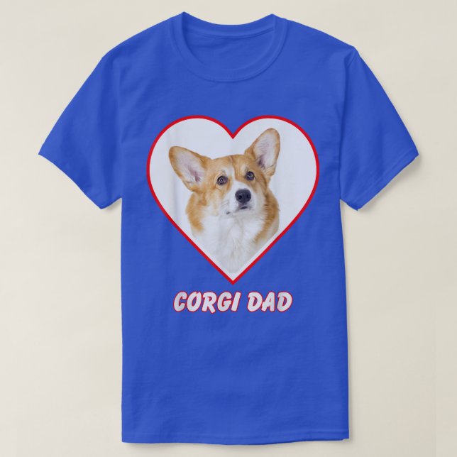 Camiseta Pai Corgi (Frente do Design)