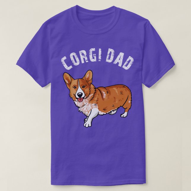 Camiseta Pai Corgi (Frente do Design)