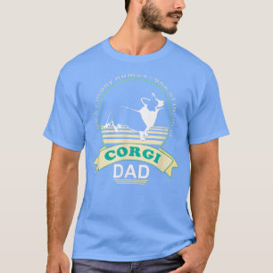Camiseta Pai Corgi NickerStickers Cardigan Welsh Corgi