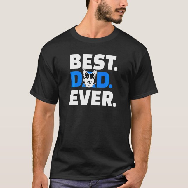Camiseta Pai Corgi Pembroke (Frente)