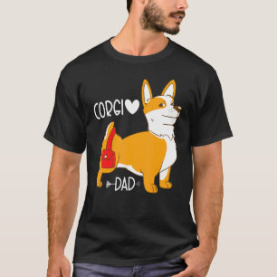 Camiseta Pai Corgi Pembroke Corgi Dad