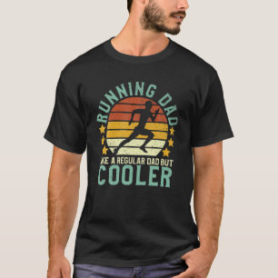 Camiseta Pai Correndo Maratona Engraçado Presente no Dia d