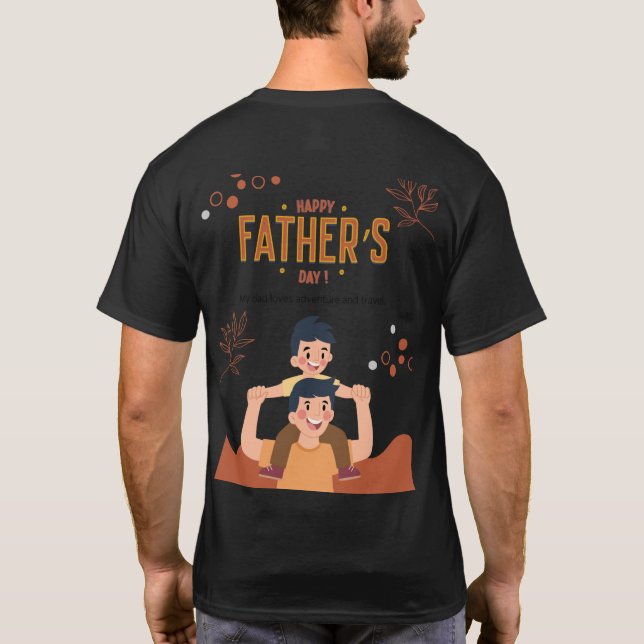 Camiseta Pai: Corretor das Coisas, Criador das Memórias (Verso)