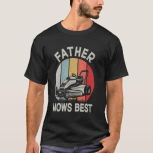 Camiseta Pai Corta Melhor Cortador de Grama Jardim Terrenos