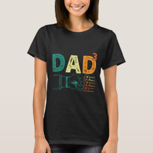 Camiseta Pai Cortado Pai De Três Mens Cita Feliz Natal