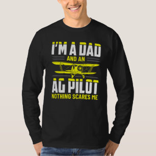 Camiseta Pai Crop Duster AG Piloto Aplicativo Aéreo