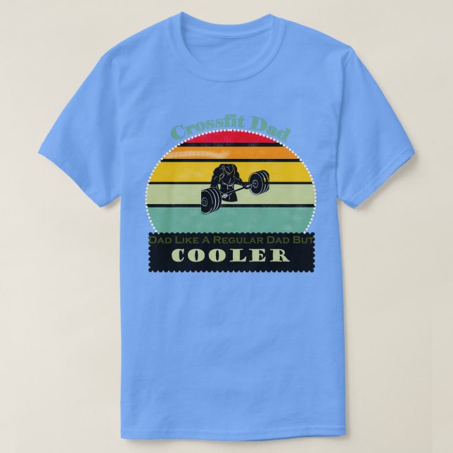 Camiseta Pai Cruzado Como Um Pai Regular, Mas Mais FriaTere (Frente do Design)