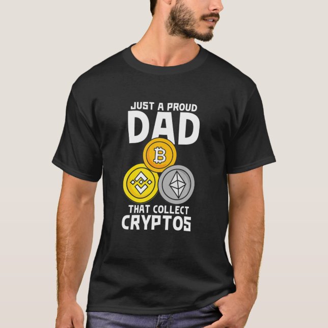 Camiseta Pai Crypto Cryptocurrency (Frente)