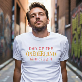 Camiseta Pai da aniversariante Alice no País das Maravilhas