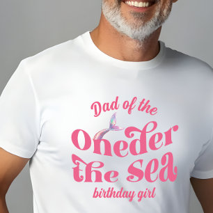 Camiseta Pai da aniversariante Oneder A Sereia do Mar