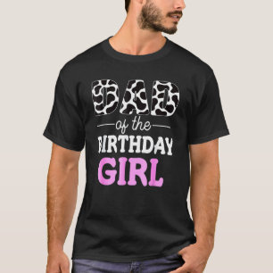Camiseta Pai da aniversariante Vaca da Fazenda Papai