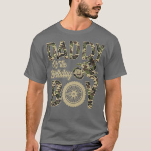Camiseta Pai da Bicicleta Birthday Boy Dirt 4th Parte B