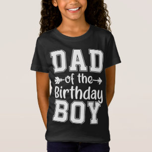 Camiseta Pai Da Celebração De Amor Da Família Birthday Boy