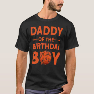 Camiseta Pai Da Celebração De Amor Da Família Birthday Boy