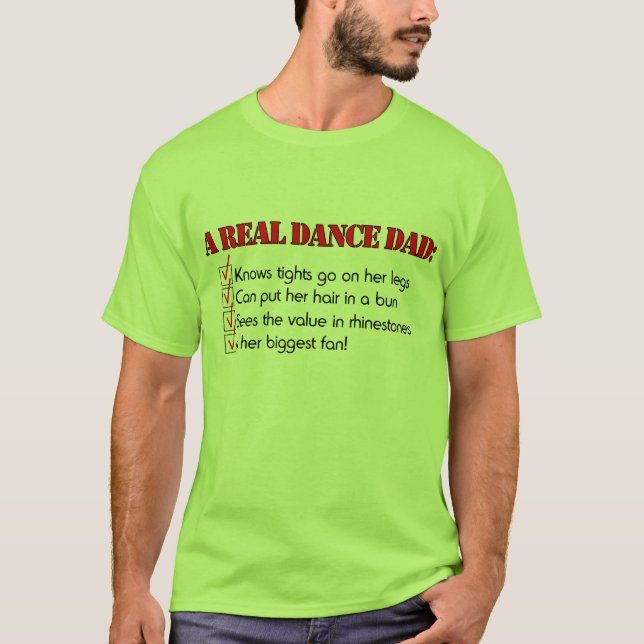 Camiseta Pai da dança (Frente)