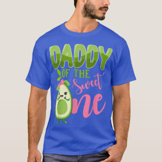 Camiseta Pai da doce primeiro aniversario Avocado Menina F