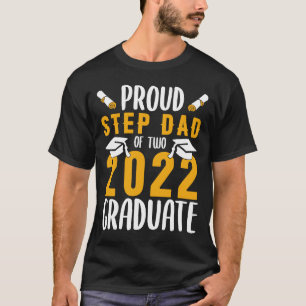 Camiseta Pai da Etapa Orgulhosa de Dois Formandos 2022 Mais