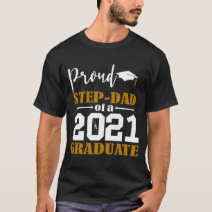 Camiseta Pai da Etapa Orgulhosa de um Formando Branco 2021