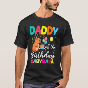 Camiseta Pai Da Fama Da Festa De Aniversário Da Garota Capy