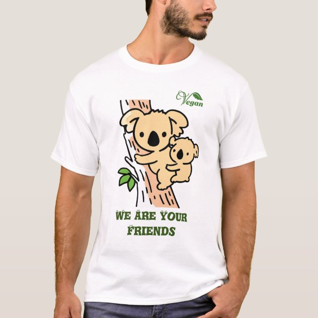 Camiseta Pai Da Família Bonita Urso De Koala Com Bebê (Frente)