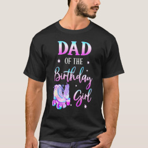 Camiseta Pai Da Família De Dias De Aniversário Do Skate