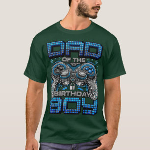 Camiseta Pai da Festa de aniversário do Aniversário Boy Vid
