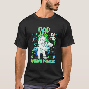 Camiseta Pai da Festa de aniversário Princesa Dabbing Unico