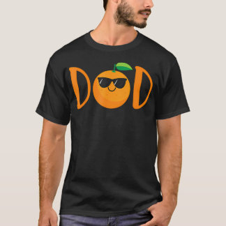 Camiseta Pai Da Festa De Bebê Fofo Laranja 1º Aniversário