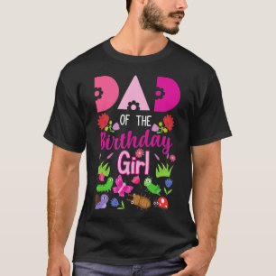 Camiseta Pai Da Festa De Insetos À Inseto De Aniversário