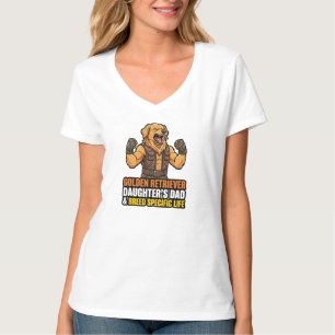 Camiseta Pai da Filha Retriever Dourado
