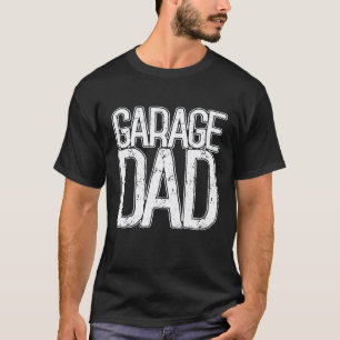 Camiseta Pai da Garagem Mecânico de Carros Antigos Caminhão