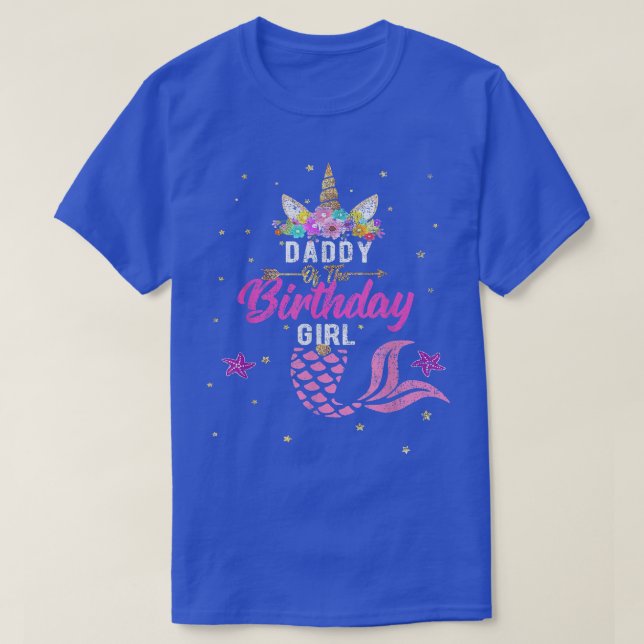 Camiseta Pai da Garota de Aniversário Tee Gi (Frente do Design)