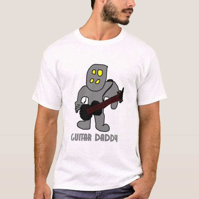 Camiseta pai da guitarra (Frente)