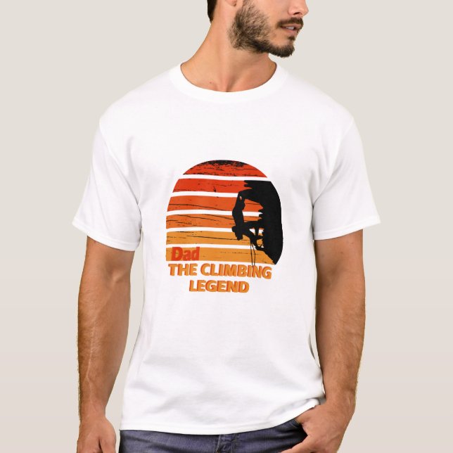 Camiseta Pai da lente de subida (Frente)