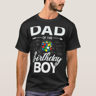 Camiseta Pai Da Matemática Menina De Batida De Aniversário