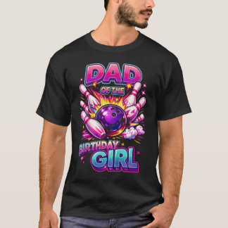 Camiseta Pai Da Menina Do Aniversário Festa de Aniversário