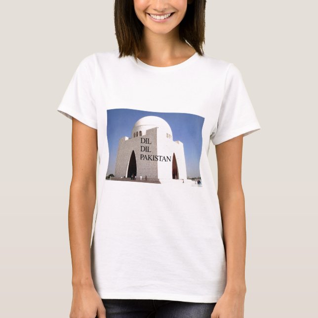 Camiseta Pai da Nação: Mazar-e-Quaid (Frente)
