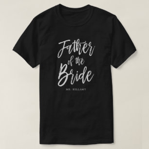 Camiseta Pai da Noiva   Casamento Personalizado do Estilo d
