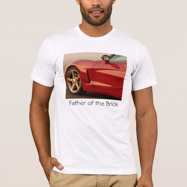 Camiseta Pai da Noiva Corvette (Frente)