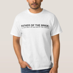 Camiseta Pai da Noiva Tee - Engraçado