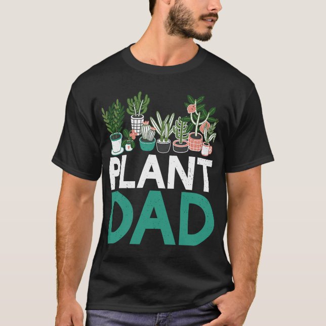 Camiseta Pai da Pai de jardinagem retrorreflectora (Frente)