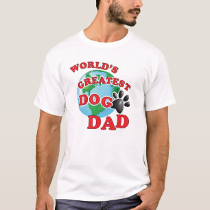 Camiseta Pai da pata do grande cão do mundo