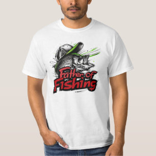 Camiseta Pai da Pesca - Adolescente de Mens