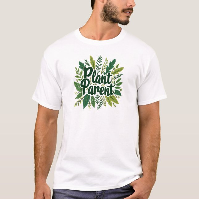 Camiseta Pai da Planta - Crescendo Juntos (Frente)