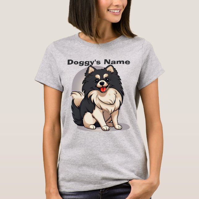 Camiseta Pai da Pomerânia (Frente)