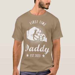 Camiseta Pai Da Primeira Vez Do Pai No Est 2023 Annou
