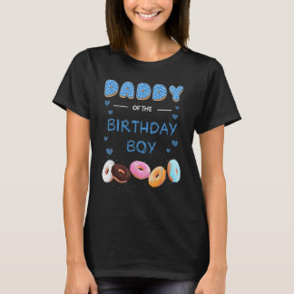 Camiseta PAI da rosquinha da festa temática de rosquinha do