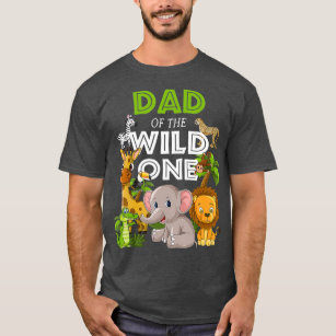 Camiseta Pai da Selva Safari, um Jardim Zoológico Selvagem